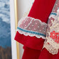 Beautiful Velvet Dress,Red/Pink,12M to 6T.