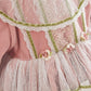 Beautiful Velvet Dress,Red/Pink,12M to 6T.