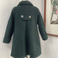 Pure Wool Unisex Coat, Red/Green, 12M to 10T.