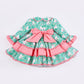 Cute Print Full Sleeves Spanish Dress,2T to 7T.