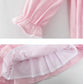 Full Sleeves Smocked Dress, Pink/Blue, 12M to 4T.