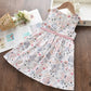 Cute Summer Casual Dress, 3T to 7T,Pink/Blue.