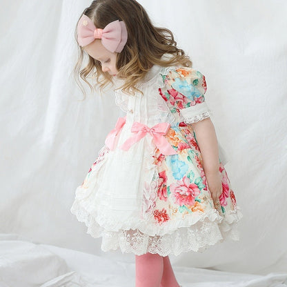 Gorgeous Floral Vintage Dress,12M to 6T.