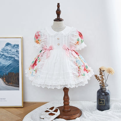 Gorgeous Floral Vintage Dress,12M to 6T.