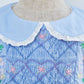 Blue Matching Sister Smocked Dress & Bubble,12M To 6T.
