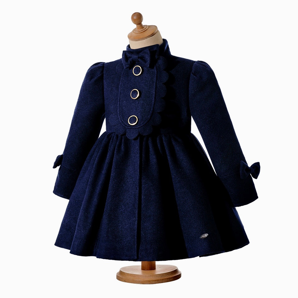 Premium Coat With Headband,Red/Blue,12M to 12T.