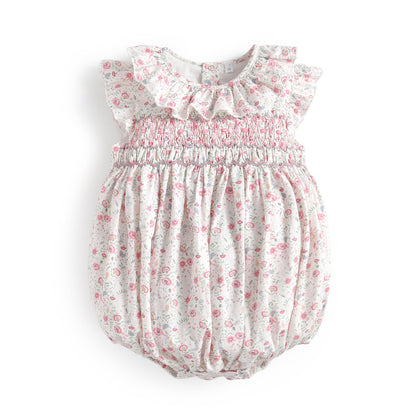 Hand Smocked Sister Matching Dress & Bubble,6M to 7T.