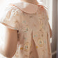 Adorable French Bow Knot Pleated Dress,2T to 7T.