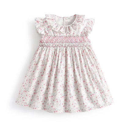Hand Smocked Sister Matching Dress & Bubble,6M to 7T.