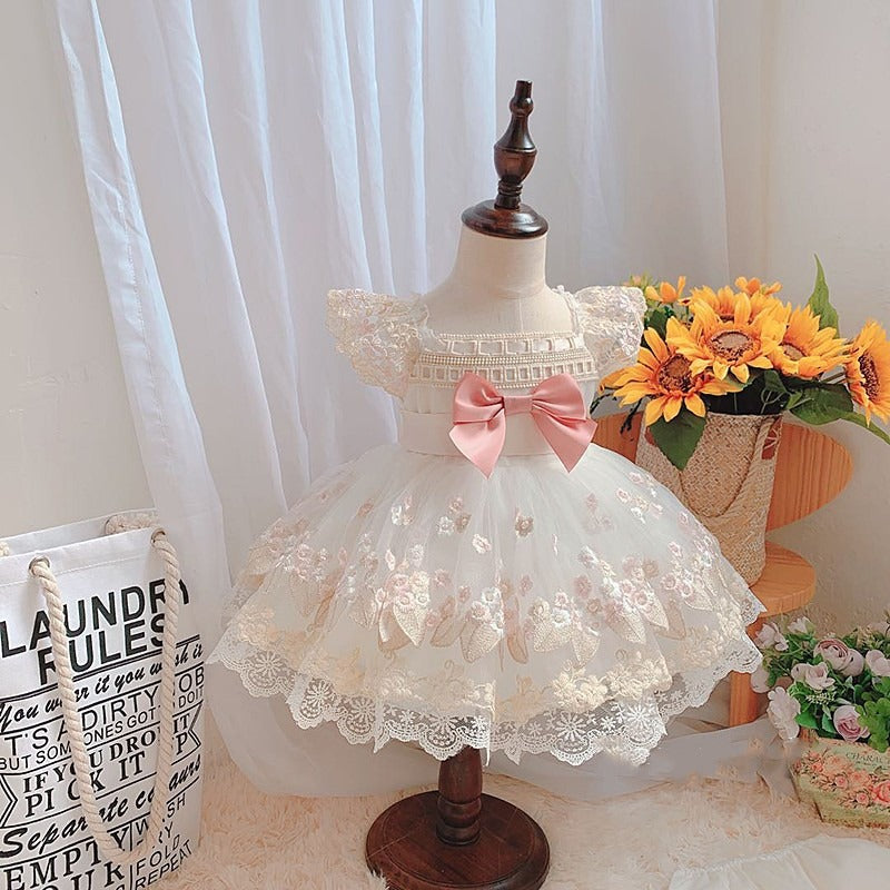 White Royal Princess Dress,12M to 7T.