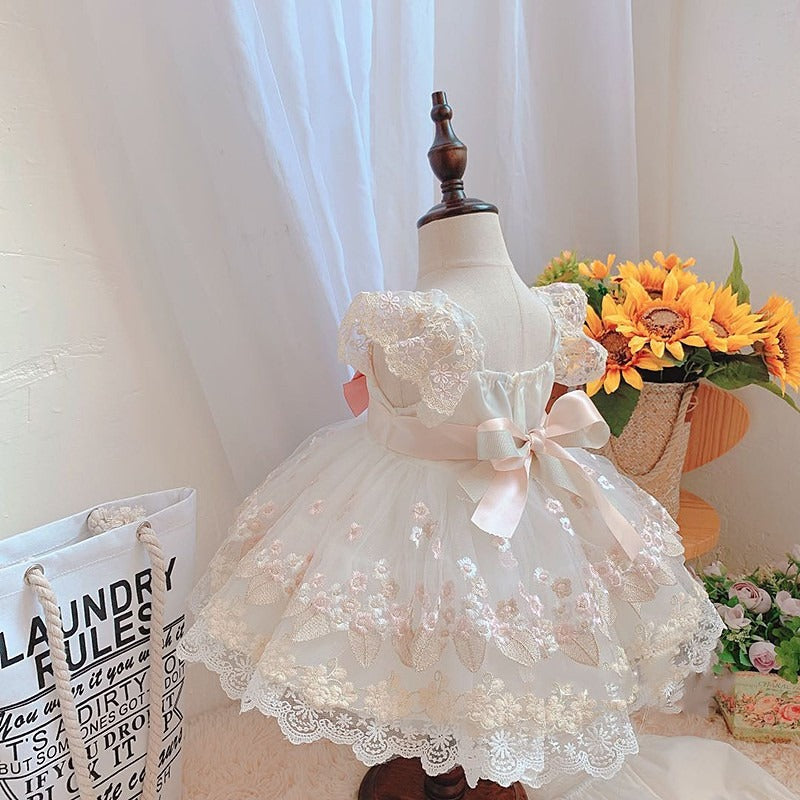 White Royal Princess Dress,12M to 7T.