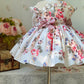 Floral Spanish Dress With Bows,12M to 6T.