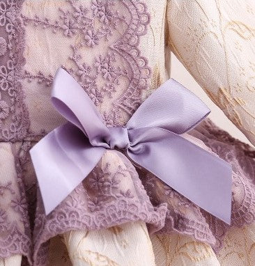 Spanish Vintage Purple Dress,12M to 6T.