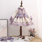 Spanish Vintage Purple Dress,12M to 6T.