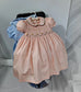 Hand Smocked Dress With Floral Embroidery,12M to 6T.
