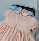 Hand Smocked Dress With Floral Embroidery,12M to 6T.