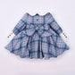 Vintage Plaid Dress,2T to 7T.