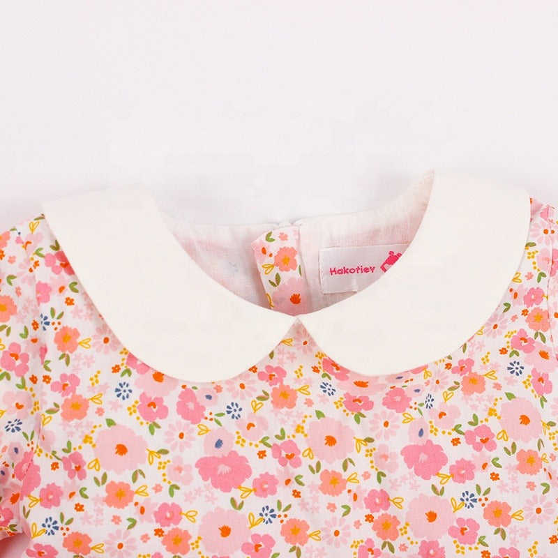 Full Sleeves Floral Spanish Dress, 2T to 7T.