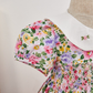 Beautiful Floral Hand Smocked Dress, 12M to 6T.