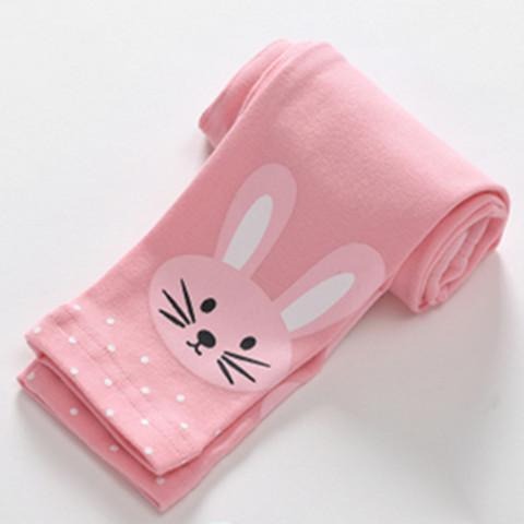 Cute bunny print leggings,3T to 8T.