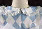 Blue & White Spanish Dress With Robe,2T to 7T