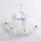 Blue & White Spanish Dress With Robe,2T to 7T