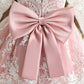 High Detailed Embroidered Dresses,Pink/Purple,12M to 5T.