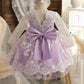 High Detailed Embroidered Dresses,Pink/Purple,12M to 5T.