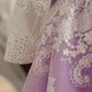 High Detailed Embroidered Dresses,Pink/Purple,12M to 5T.