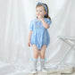 Blue Matching Sister Smocked Dress & Bubble,12M To 6T.