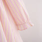 Pink Gingham Bear Embroidered Dress,12M to 6T.