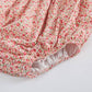 Beautiful Floral Hand Smocked Romper,3M To 3T.
