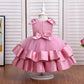 Pink Ball Gown Dress,2T to 8T.